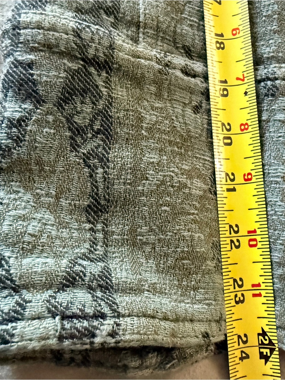 Free People Lotty Jacquard Band Jacket Like New. Steel Sea. Medium - Picture 11 of 13